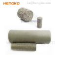 Hengko Custom 0,2-90 microns cartouche de filtre à métal fritté poreux pour la purification et la filtration industrielles et médicales